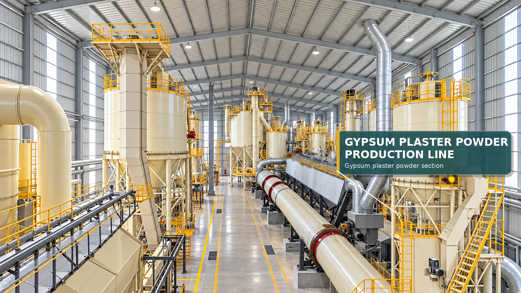 Gypsum powder & plaster production
