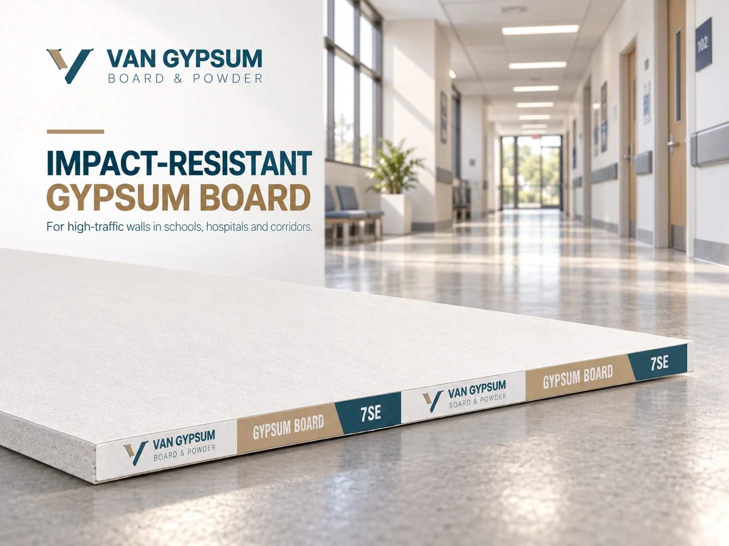 Impact-resistant gypsum board